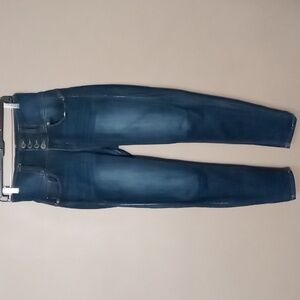 Enjean Dark 4 Button Skinny Jeans Size 7